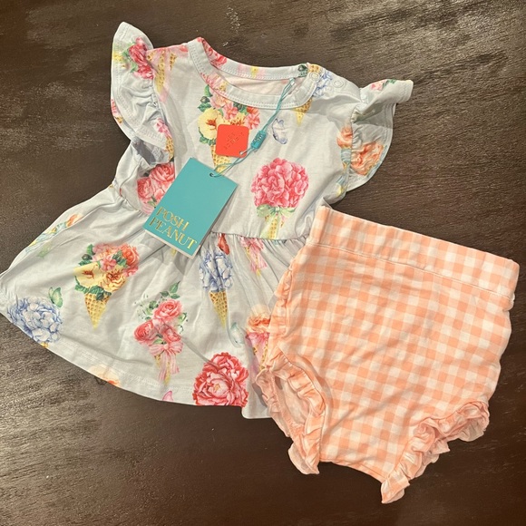 Posh Peanut Matching Sets Posh Peanut Camille Bummie Set Poshmark
